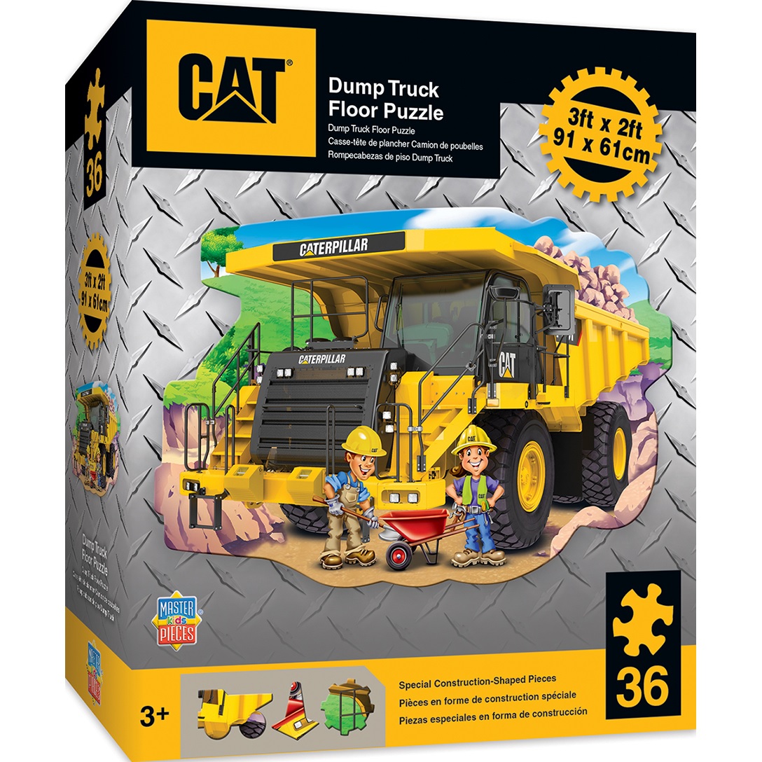Cat Dump Truck Floor Puzzle 36pc 11735